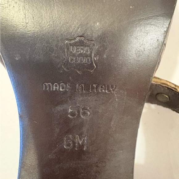 Via Spiga brown boho Stilleto open toe sandals size 6 M - Picture 9 of 11